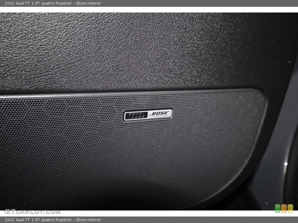 Ebony Interior Audio System for the 2002 Audi TT 1.8T quattro Roadster #67772415