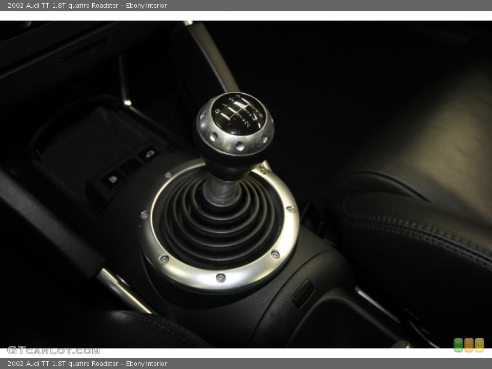 Ebony Interior Transmission for the 2002 Audi TT 1.8T quattro Roadster #67772448