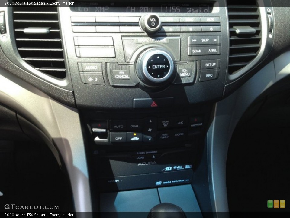Ebony Interior Controls for the 2010 Acura TSX Sedan #67774070