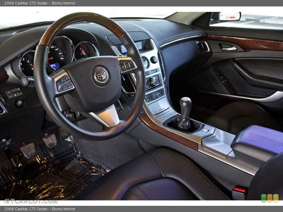 Ebony Interior Prime Interior for the 2009 Cadillac CTS Sedan #67775295