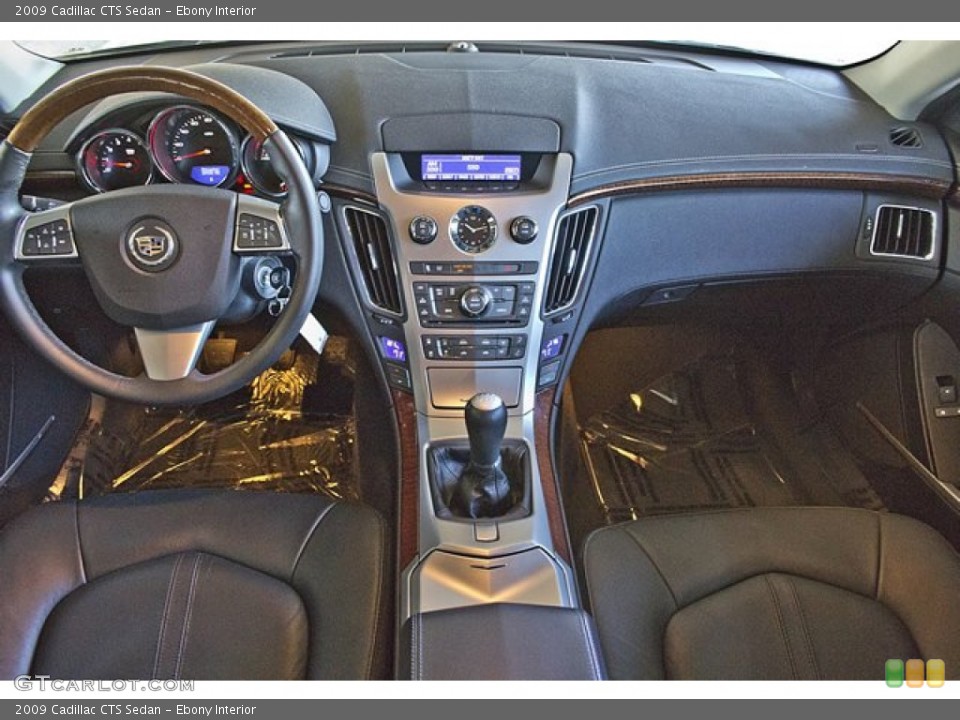 Ebony Interior Dashboard for the 2009 Cadillac CTS Sedan #67775322