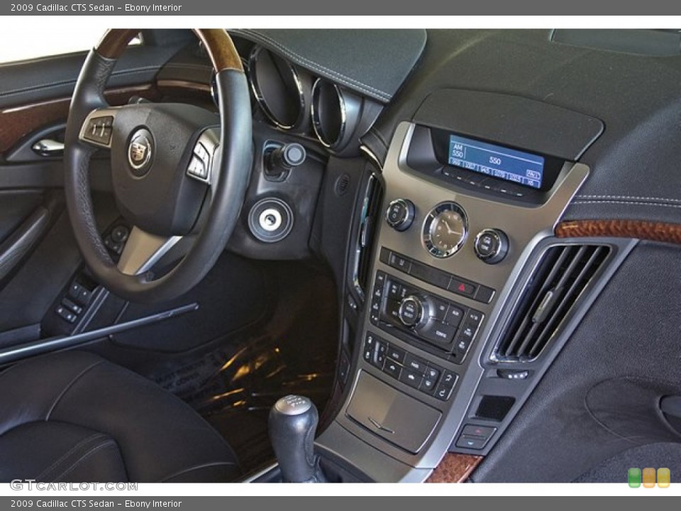 Ebony Interior Dashboard for the 2009 Cadillac CTS Sedan #67775343