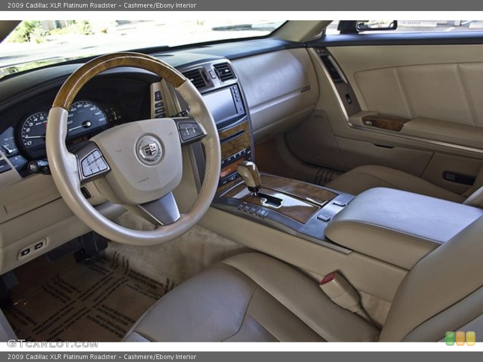 Cashmere/Ebony 2009 Cadillac XLR Interiors