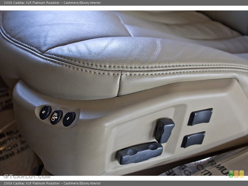 Cashmere/Ebony Interior Controls for the 2009 Cadillac XLR Platinum Roadster #67775835