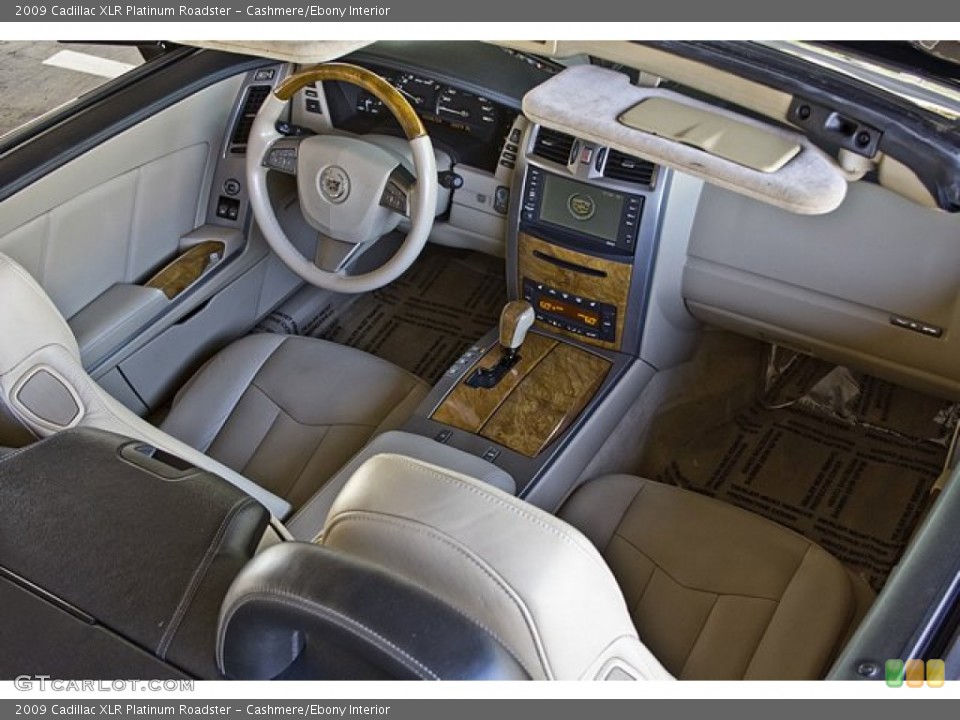 Cashmere/Ebony Interior Dashboard for the 2009 Cadillac XLR Platinum Roadster #67775859