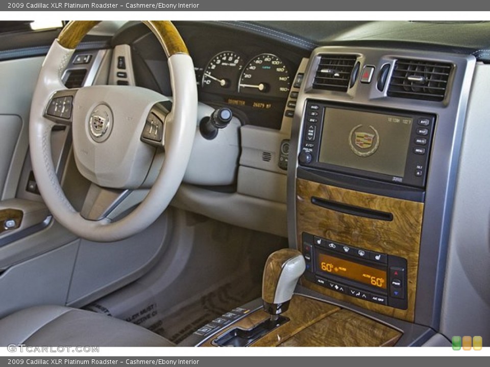 Cashmere/Ebony Interior Dashboard for the 2009 Cadillac XLR Platinum Roadster #67775871