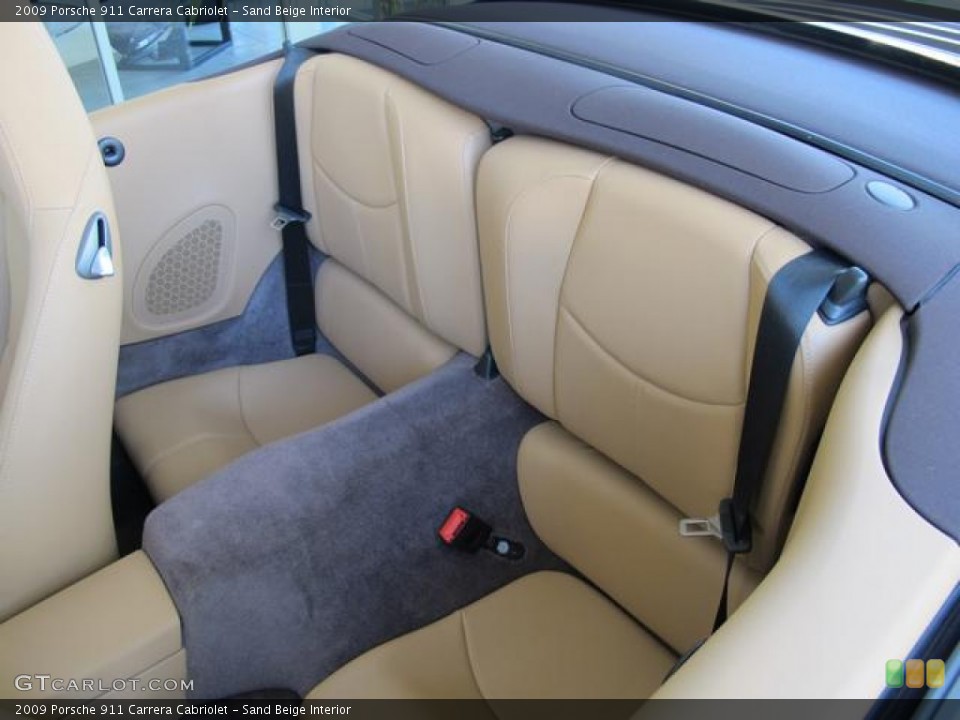 Sand Beige Interior Photo for the 2009 Porsche 911 Carrera Cabriolet #67776189