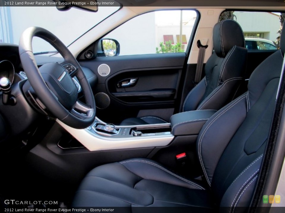 Ebony Interior Photo for the 2012 Land Rover Range Rover Evoque Prestige #67776507