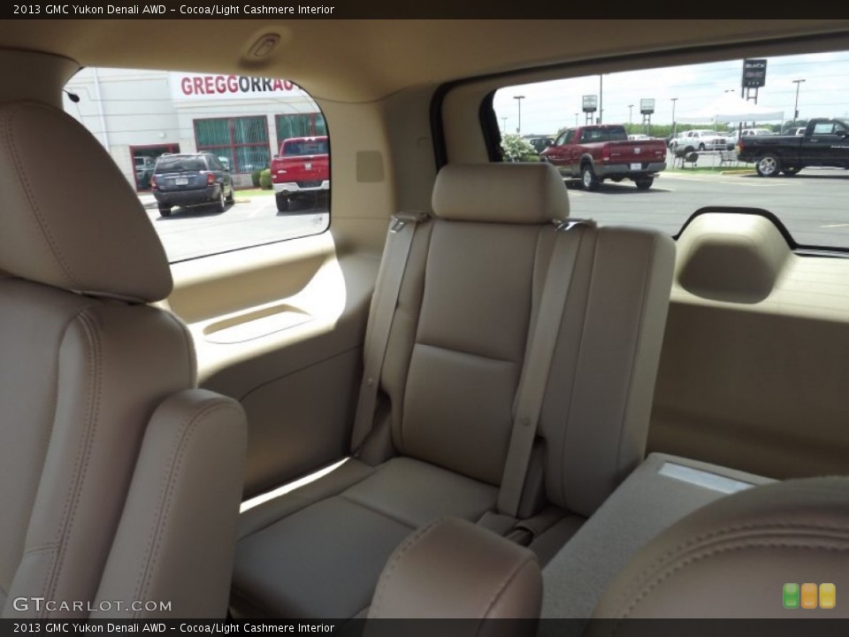 Cocoa/Light Cashmere Interior Rear Seat for the 2013 GMC Yukon Denali AWD #67776819