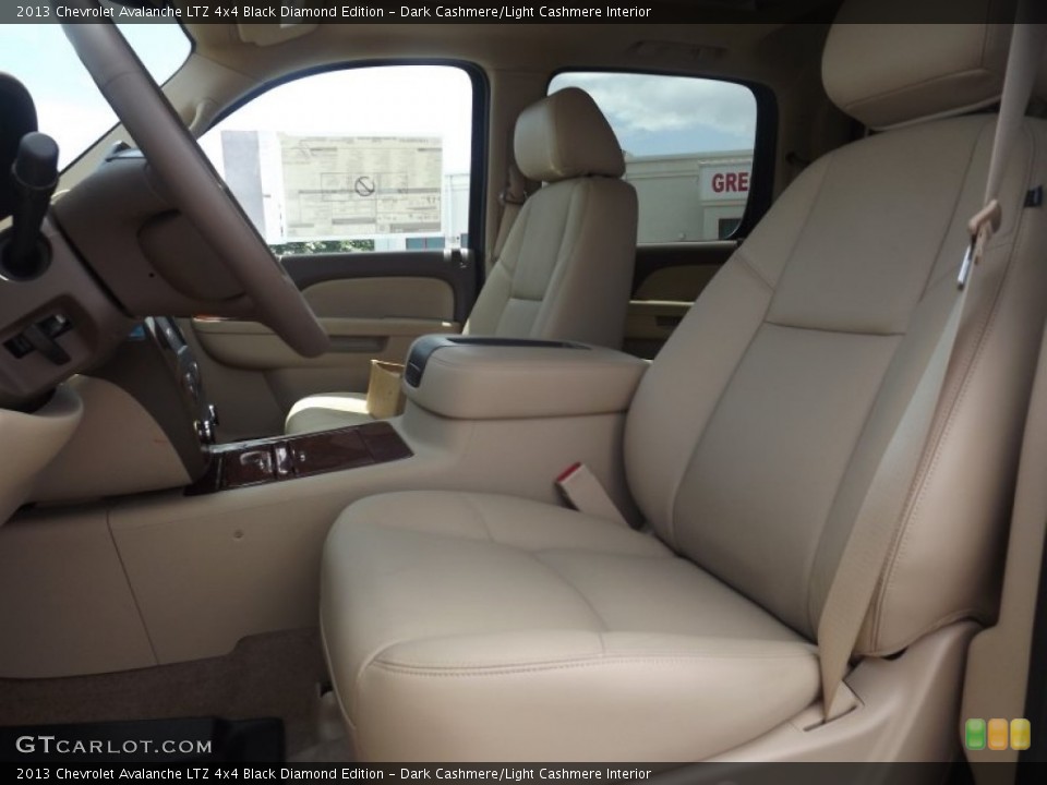 Dark Cashmere/Light Cashmere Interior Photo for the 2013 Chevrolet Avalanche LTZ 4x4 Black Diamond Edition #67776954