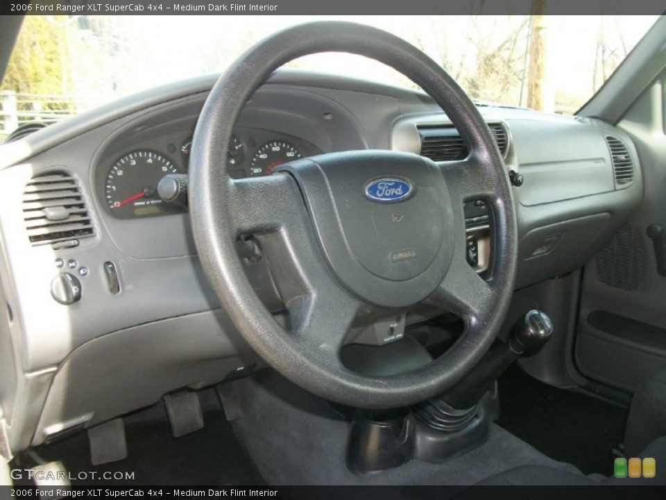 Medium Dark Flint Interior Steering Wheel for the 2006 Ford Ranger XLT SuperCab 4x4 #67784889