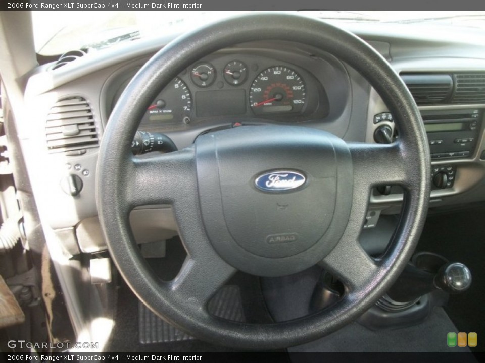 Medium Dark Flint Interior Steering Wheel for the 2006 Ford Ranger XLT SuperCab 4x4 #67784937