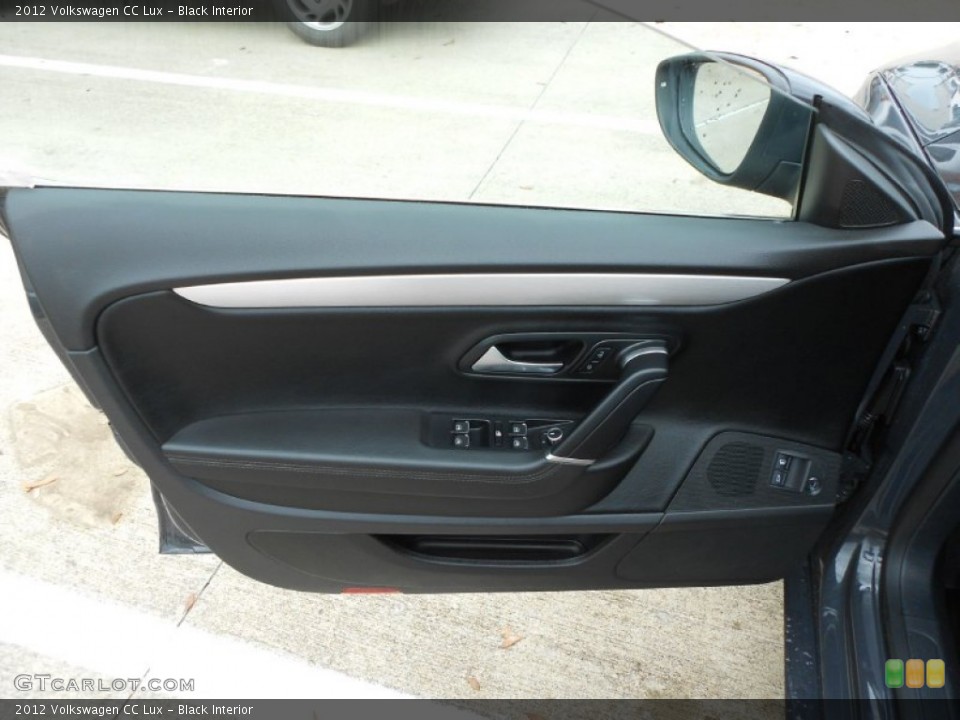 Black Interior Door Panel for the 2012 Volkswagen CC Lux #67789020