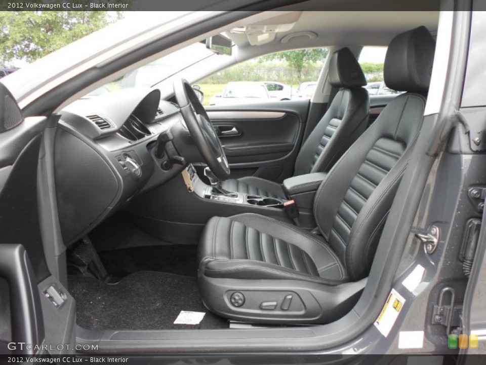 Black 2012 Volkswagen CC Interiors