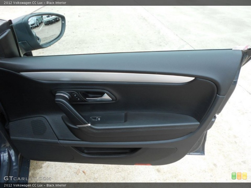 Black Interior Door Panel for the 2012 Volkswagen CC Lux #67789044