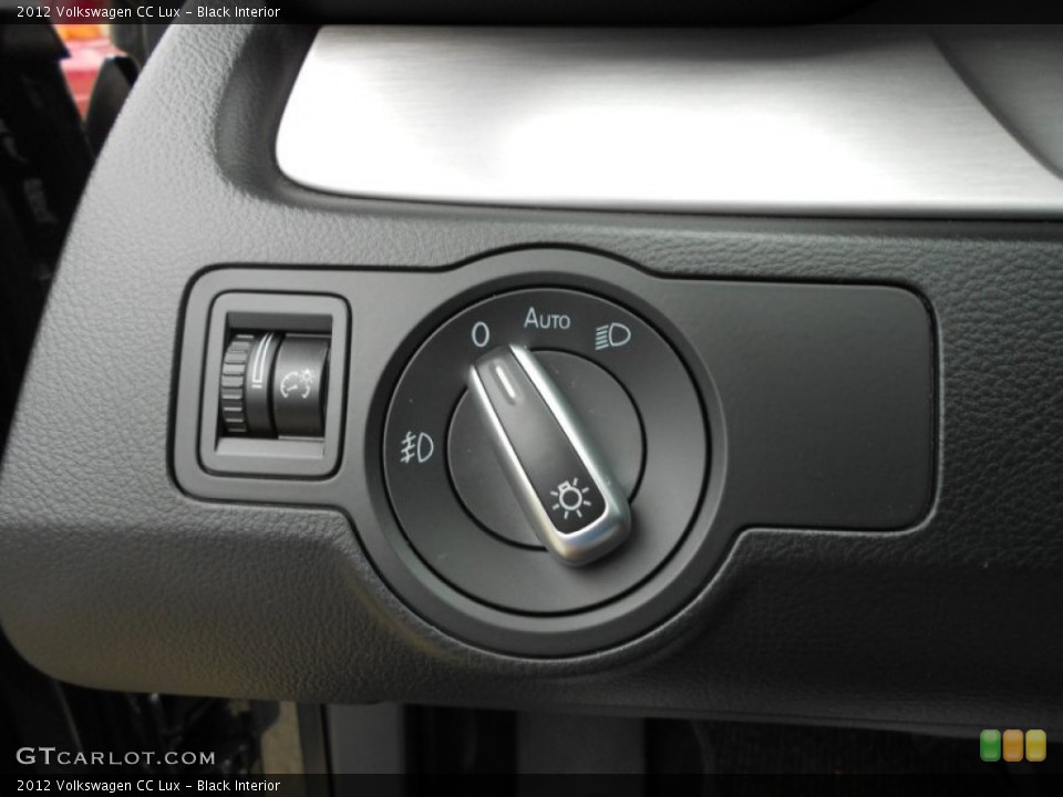 Black Interior Controls for the 2012 Volkswagen CC Lux #67789134