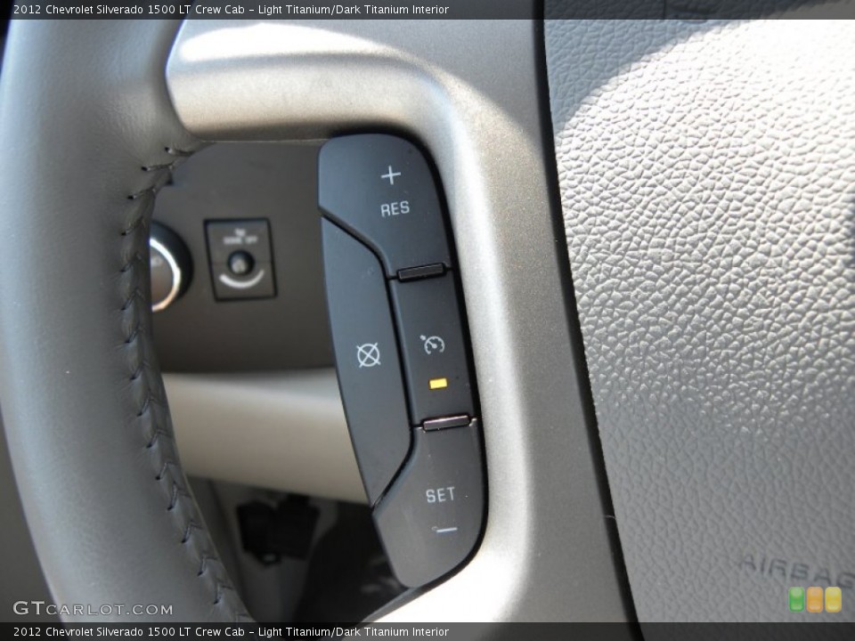 Light Titanium/Dark Titanium Interior Controls for the 2012 Chevrolet Silverado 1500 LT Crew Cab #67791102