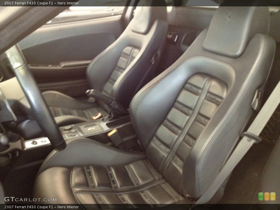 Nero Interior Front Seat for the 2007 Ferrari F430 Coupe F1 #67792149