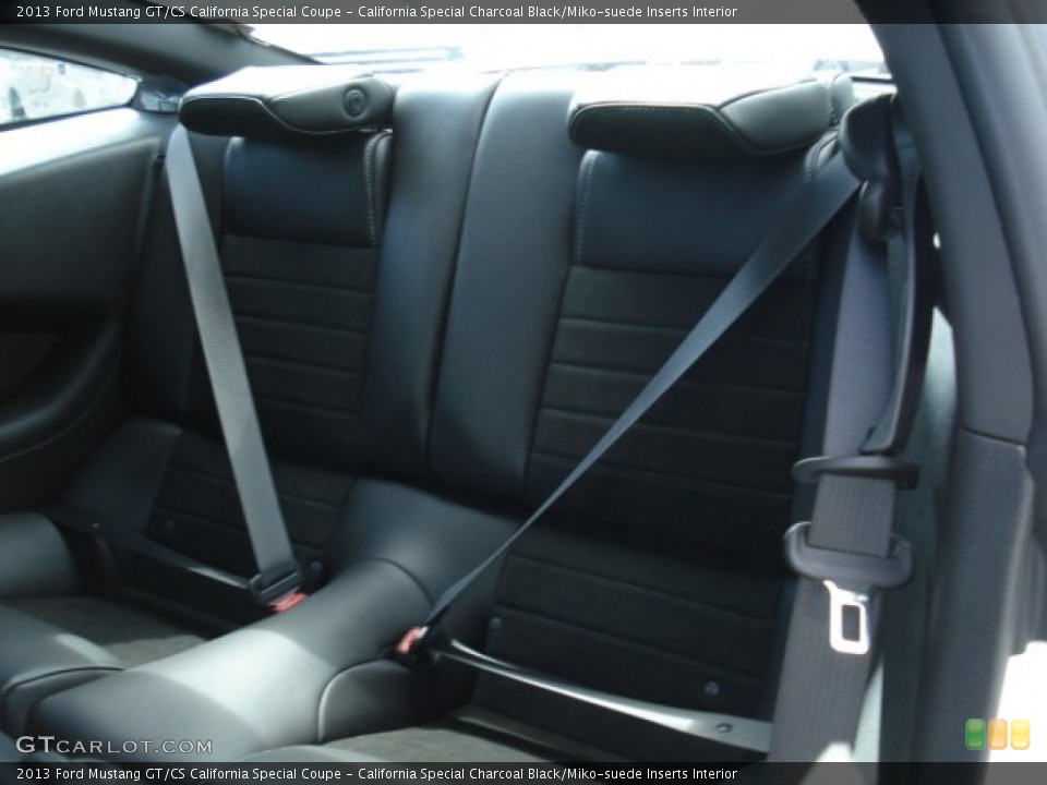 California Special Charcoal Black/Miko-suede Inserts Interior Rear Seat for the 2013 Ford Mustang GT/CS California Special Coupe #67793472
