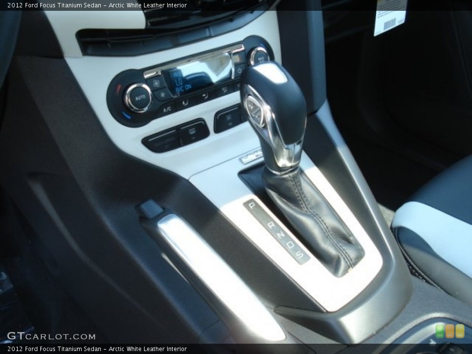 Arctic White Leather Interior Transmission for the 2012 Ford Focus Titanium Sedan #67793649