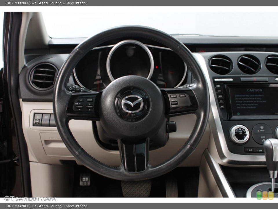 Sand Interior Steering Wheel for the 2007 Mazda CX-7 Grand Touring #67794924