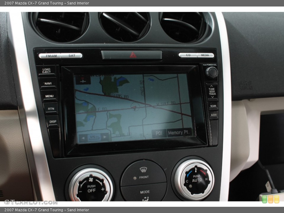 Sand Interior Navigation for the 2007 Mazda CX-7 Grand Touring #67795067