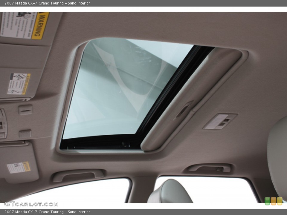 Sand Interior Sunroof for the 2007 Mazda CX-7 Grand Touring #67795098