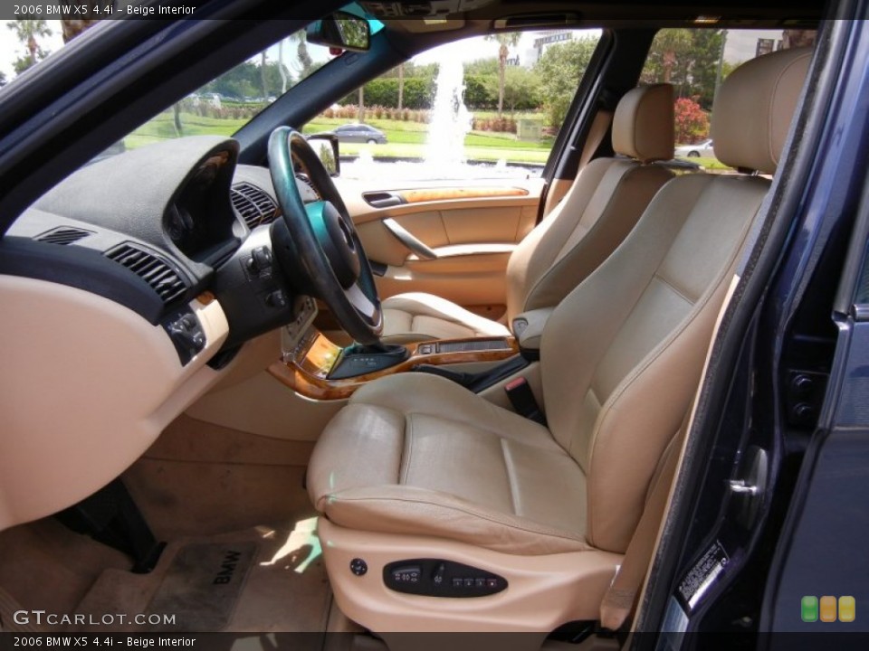 Beige Interior Front Seat for the 2006 BMW X5 4.4i #67796218