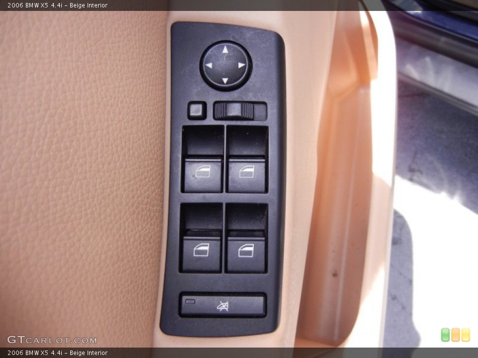 Beige Interior Controls for the 2006 BMW X5 4.4i #67796238