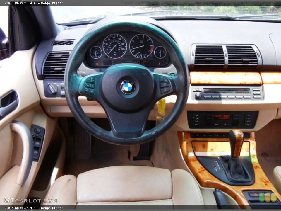 Beige Interior Dashboard for the 2006 BMW X5 4.4i #67796301