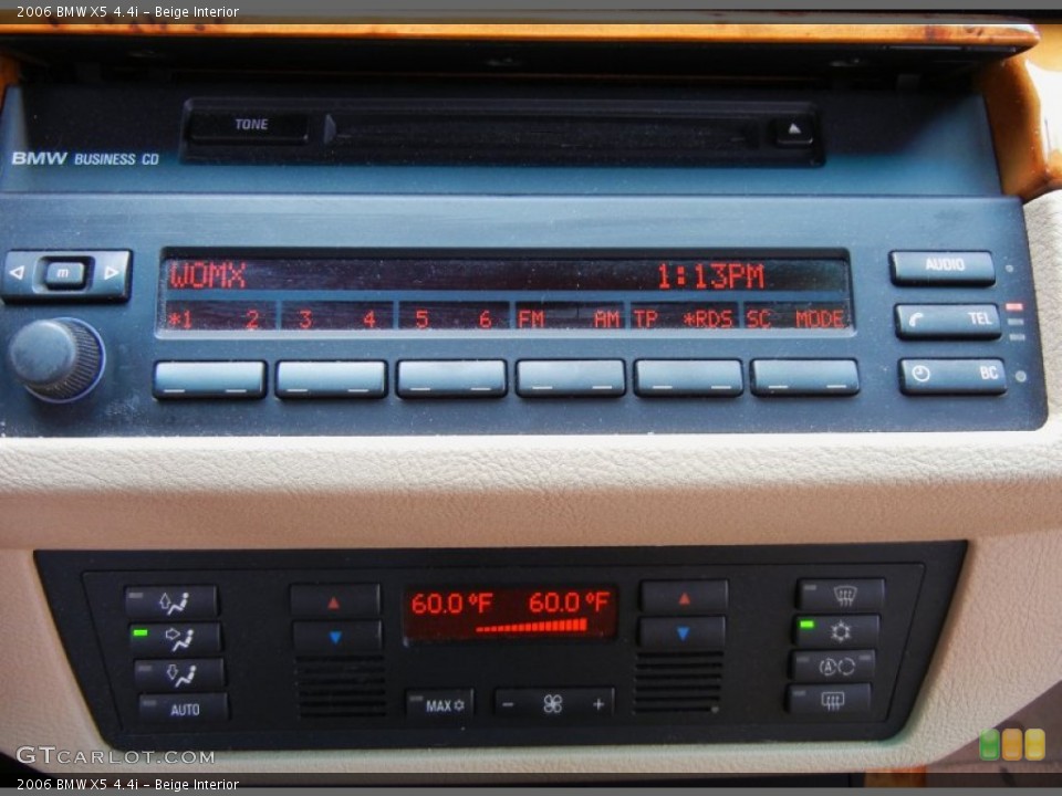 Beige Interior Controls for the 2006 BMW X5 4.4i #67796325