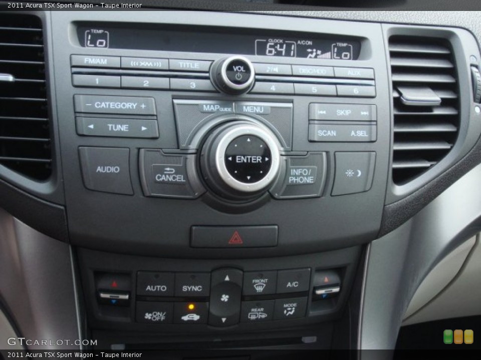 Taupe Interior Audio System for the 2011 Acura TSX Sport Wagon #67798896