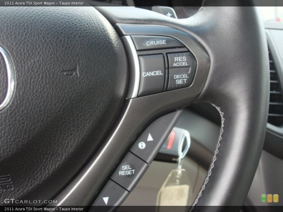 Taupe Interior Controls for the 2011 Acura TSX Sport Wagon #67798932