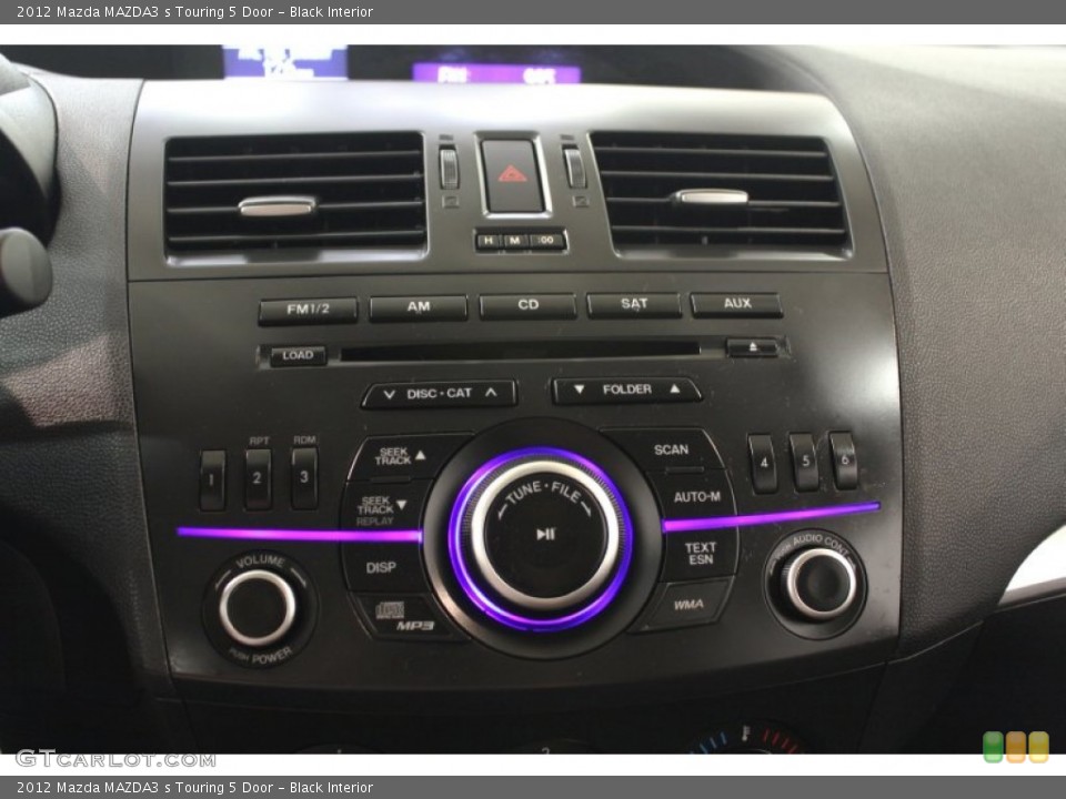 Black Interior Audio System for the 2012 Mazda MAZDA3 s Touring 5 Door #67801197