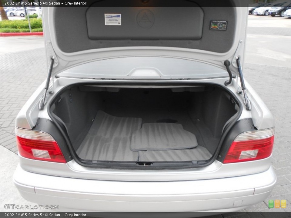 Grey Interior Trunk for the 2002 BMW 5 Series 540i Sedan #67801953