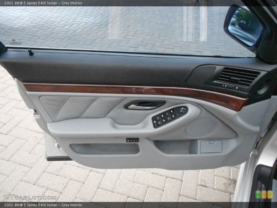 Grey Interior Door Panel for the 2002 BMW 5 Series 540i Sedan #67801960