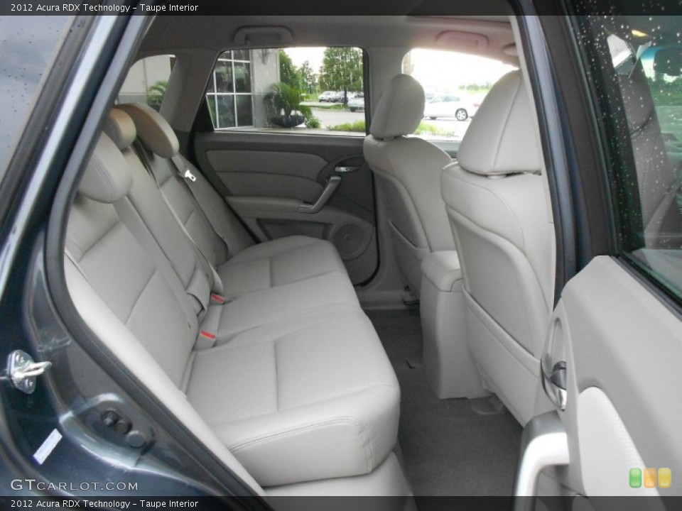 Taupe Interior Rear Seat for the 2012 Acura RDX Technology #67802565