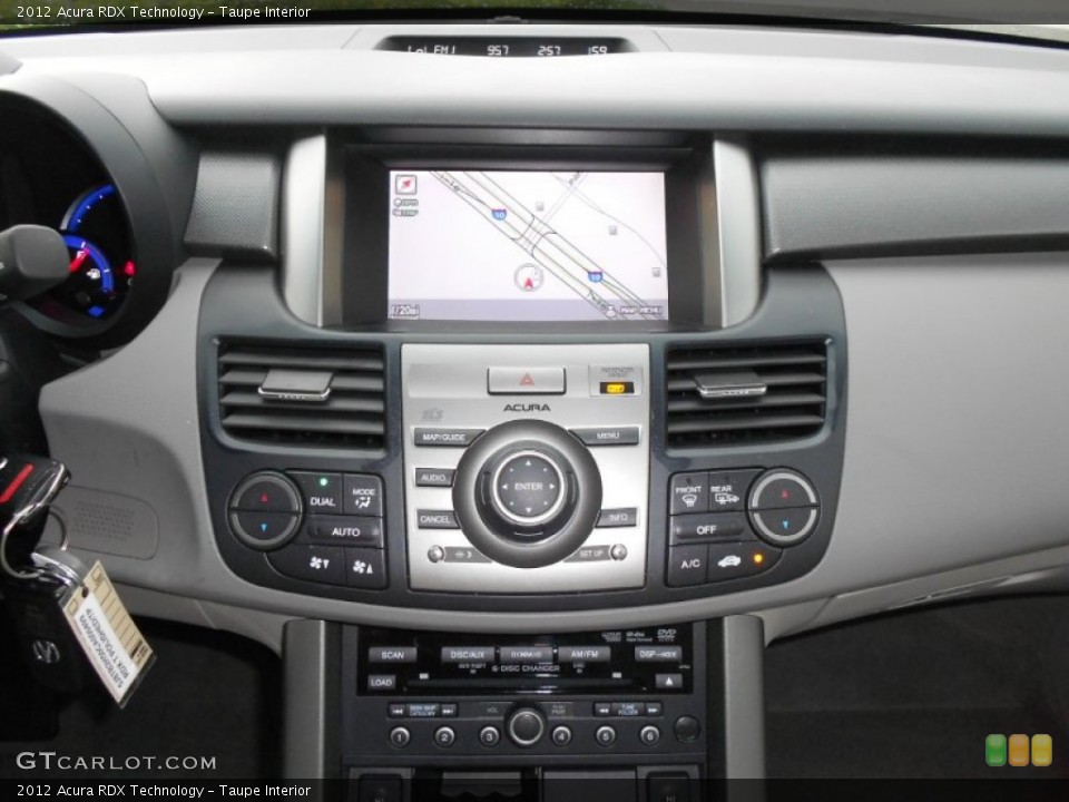 Taupe Interior Controls for the 2012 Acura RDX Technology #67802601