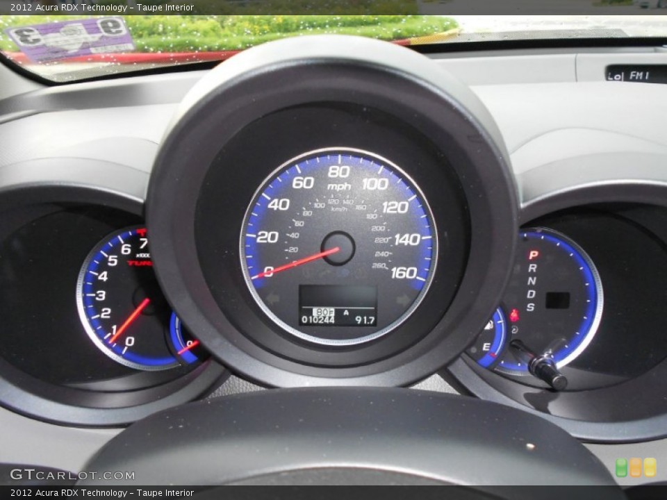 Taupe Interior Gauges for the 2012 Acura RDX Technology #67802631