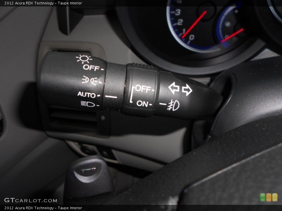 Taupe Interior Controls for the 2012 Acura RDX Technology #67802649