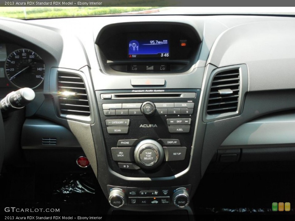 Ebony Interior Controls for the 2013 Acura RDX  #67802866