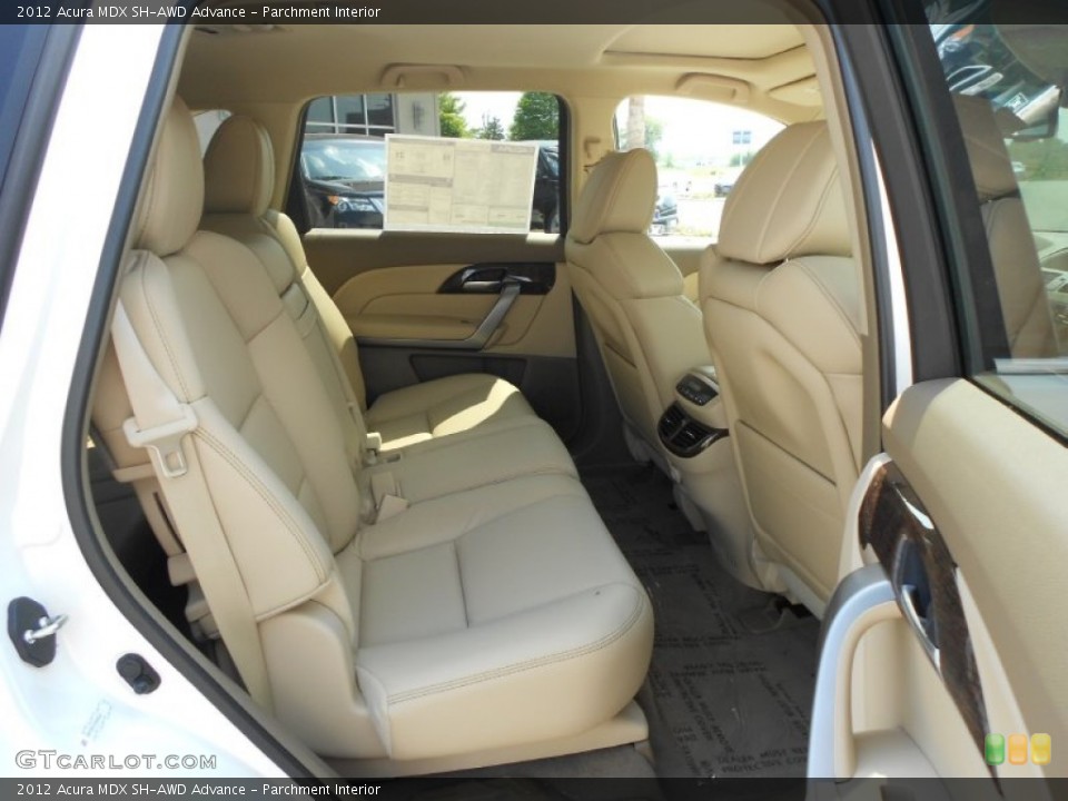 Parchment Interior Rear Seat for the 2012 Acura MDX SH-AWD Advance #67803036