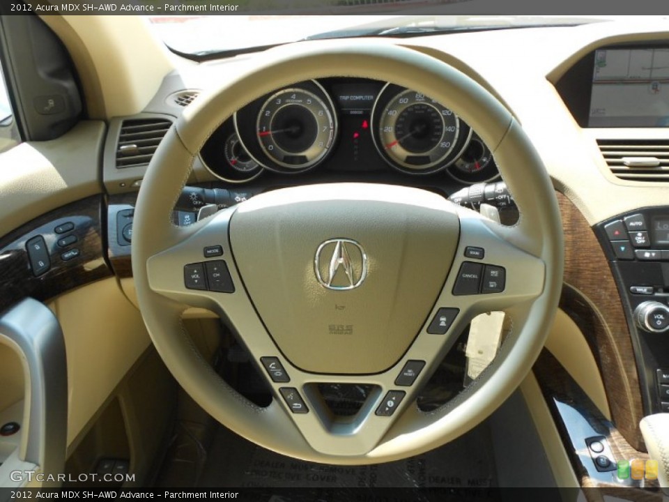 Parchment Interior Steering Wheel for the 2012 Acura MDX SH-AWD Advance #67803057