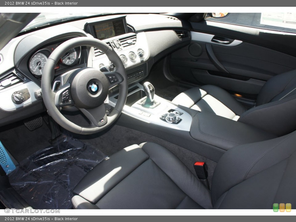 Black Interior Prime Interior for the 2012 BMW Z4 sDrive35is #67803477
