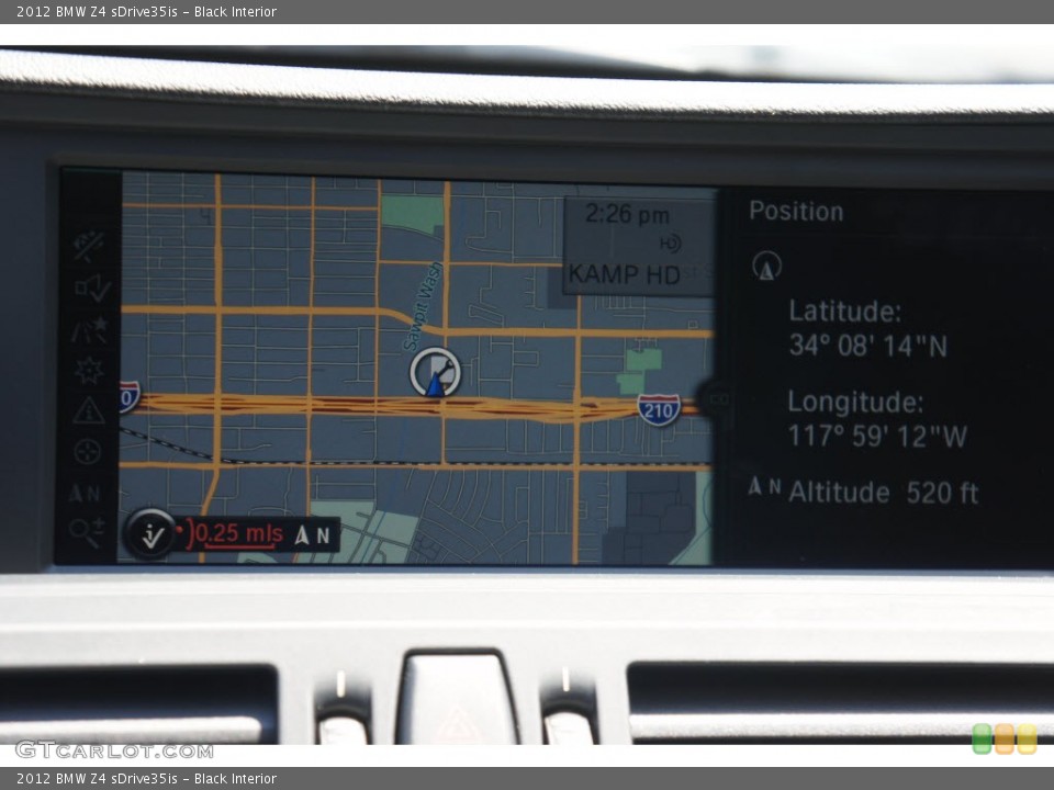 Black Interior Navigation for the 2012 BMW Z4 sDrive35is #67803486