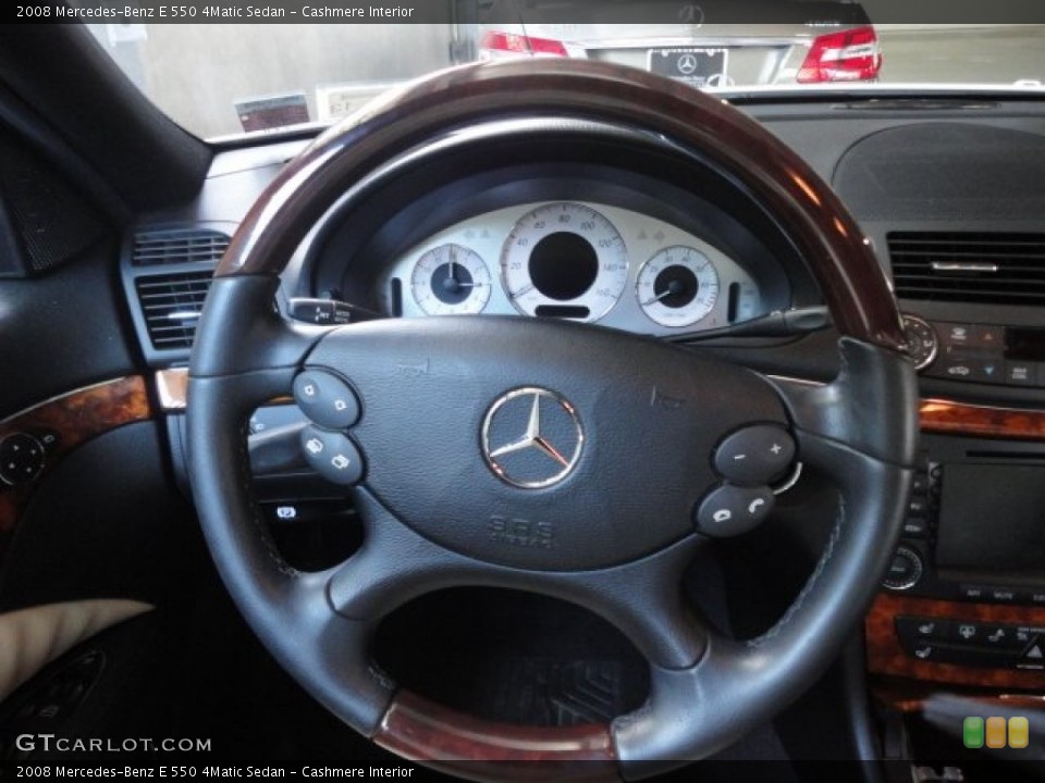 Cashmere Interior Steering Wheel for the 2008 Mercedes-Benz E 550 4Matic Sedan #67807224