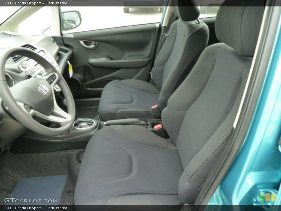 Black Interior Front Seat for the 2012 Honda Fit Sport #67808481