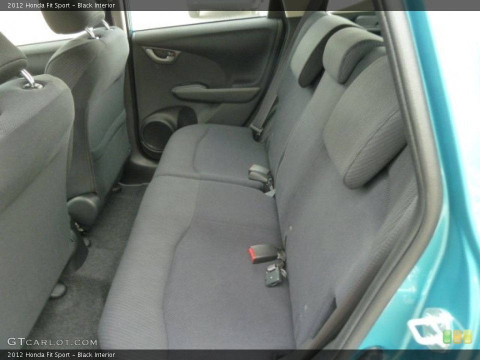 Black Interior Rear Seat for the 2012 Honda Fit Sport #67808490