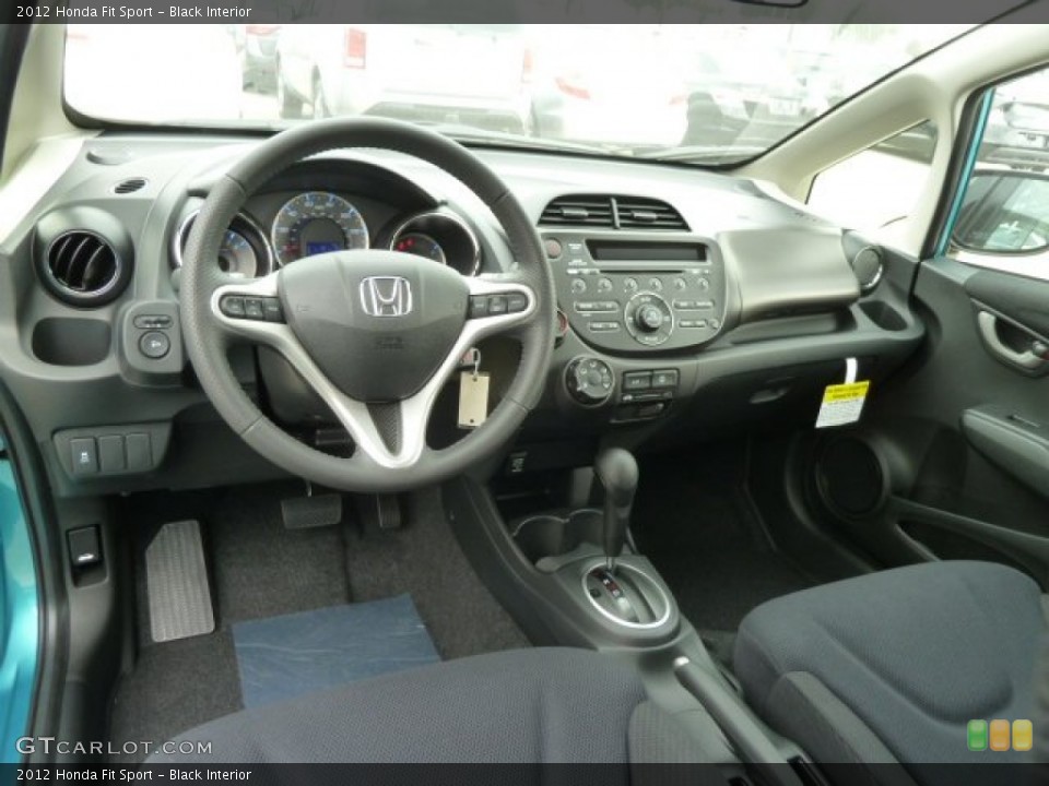Black Interior Dashboard for the 2012 Honda Fit Sport #67808499
