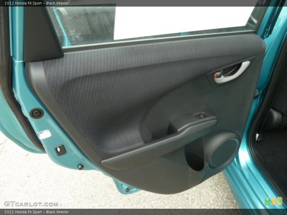 Black Interior Door Panel for the 2012 Honda Fit Sport #67808508